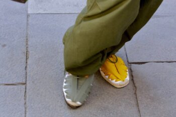 Alpargata tradicional unisex | Elástico La Manual Alpargatera | color kaki