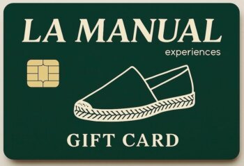 Tarjeta regalo personalizada de La Manual Alpargatera