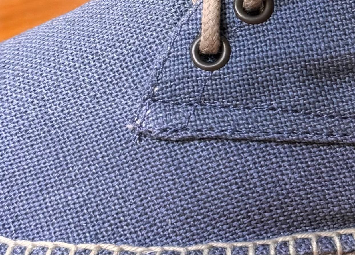 Lino color Indigo del Modelo Mundet de La Manual Alpargatera