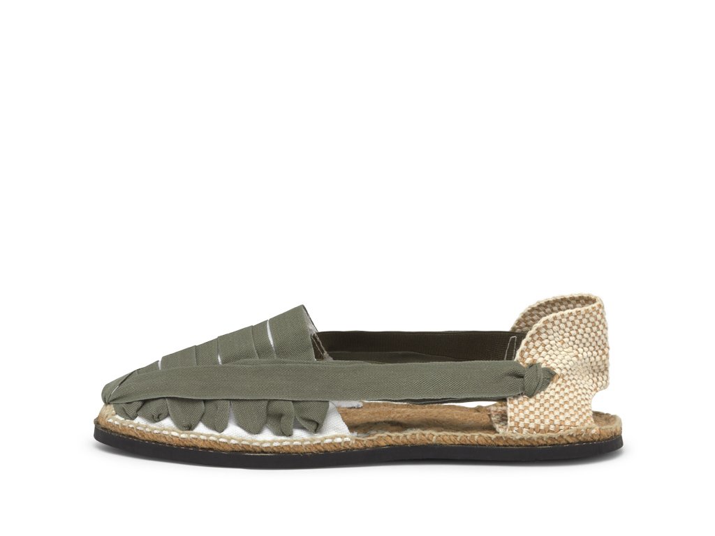 Alpargata tradicional unisex | Elástico | La Manual Alpargatera Alpargata tradicional unisex | Elástico La Manual Alpargatera | color kaki